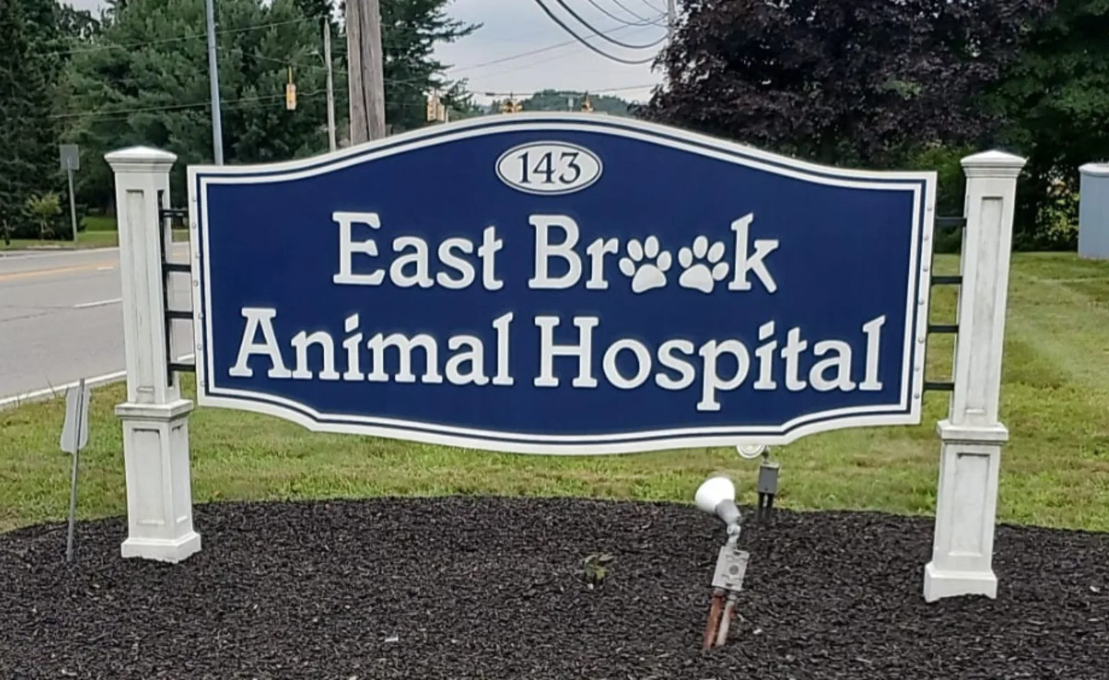 Exterior Sign of East Brook Animal Hospital